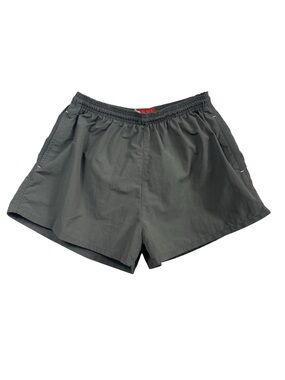 UZZI Running Shorts Gray Swim Trunks S-M Sportswear Active Beach Vintage Outdoor